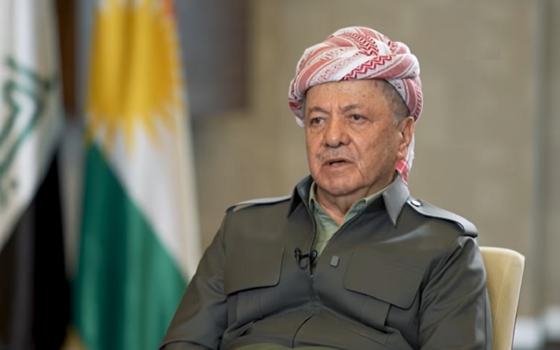 رئيس الحزب الديمقراطي الكوردستاني مسعود بارزاني