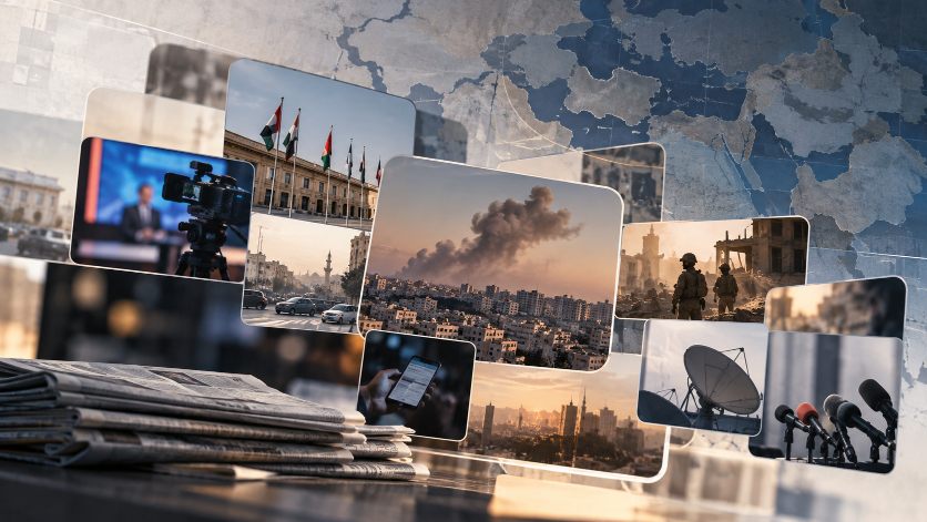الأخبار المتضاربة في وسائل الإعلام وتأثيرها على سكان الشرق الأوسط