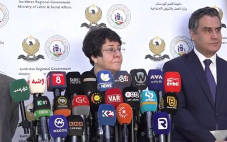 وزيرة العمل والشؤون الاجتماعية في إقليم كوردستان كويستان محمد