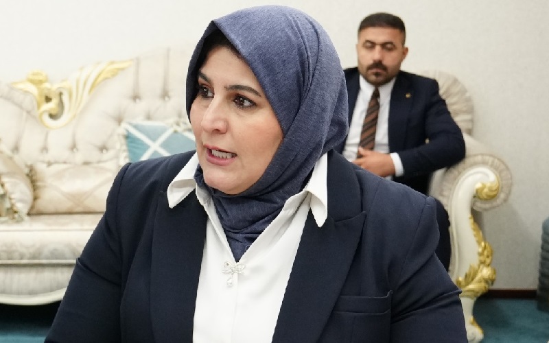 مديرة الهيئة العامة لمراقبة تخصيص الواردات الاتحادية في العراق سوزان عبد الله محمد