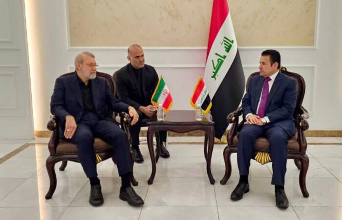 لاریجانی گەیشتە بەغدا