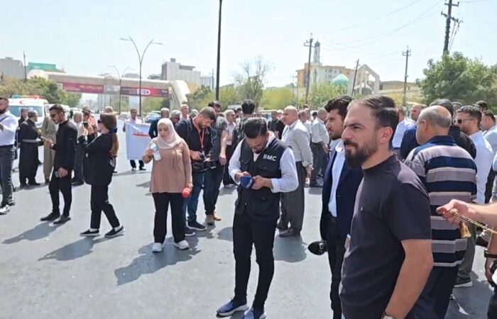 لە سلێمانی خۆپیشاندان دەستیپێکرد